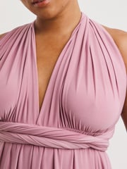 Simply Be Pink Multi Ways to Wear Bridesmaid Maxi Dress - Image 5 of 5