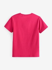 Pink Bright Cotton Short Sleeve T-Shirt (3-16yrs) - Image 2 of 3