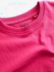 Pink Bright Cotton Short Sleeve T-Shirt (3-16yrs) - Image 3 of 3