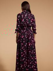 Dancing Leopard Dove Maxi Shirt Dress - Image 2 of 4