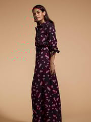 Dancing Leopard Dove Maxi Shirt Dress - Image 3 of 4