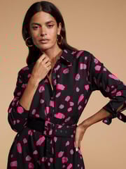 Dancing Leopard Dove Maxi Shirt Dress - Image 4 of 4
