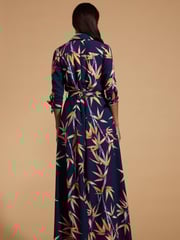 Dancing Leopard Dove Maxi Shirt Dress - Image 4 of 5