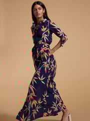 Dancing Leopard Dove Maxi Shirt Dress - Image 5 of 5