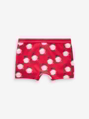 Red Christmas Shorts Briefs 3 Pack (2-16yrs) - Image 2 of 7