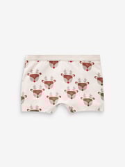 Red Christmas Shorts Briefs 3 Pack (2-16yrs) - Image 5 of 7