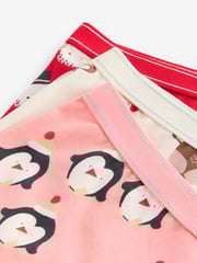 Red Christmas Shorts Briefs 3 Pack (2-16yrs) - Image 6 of 7