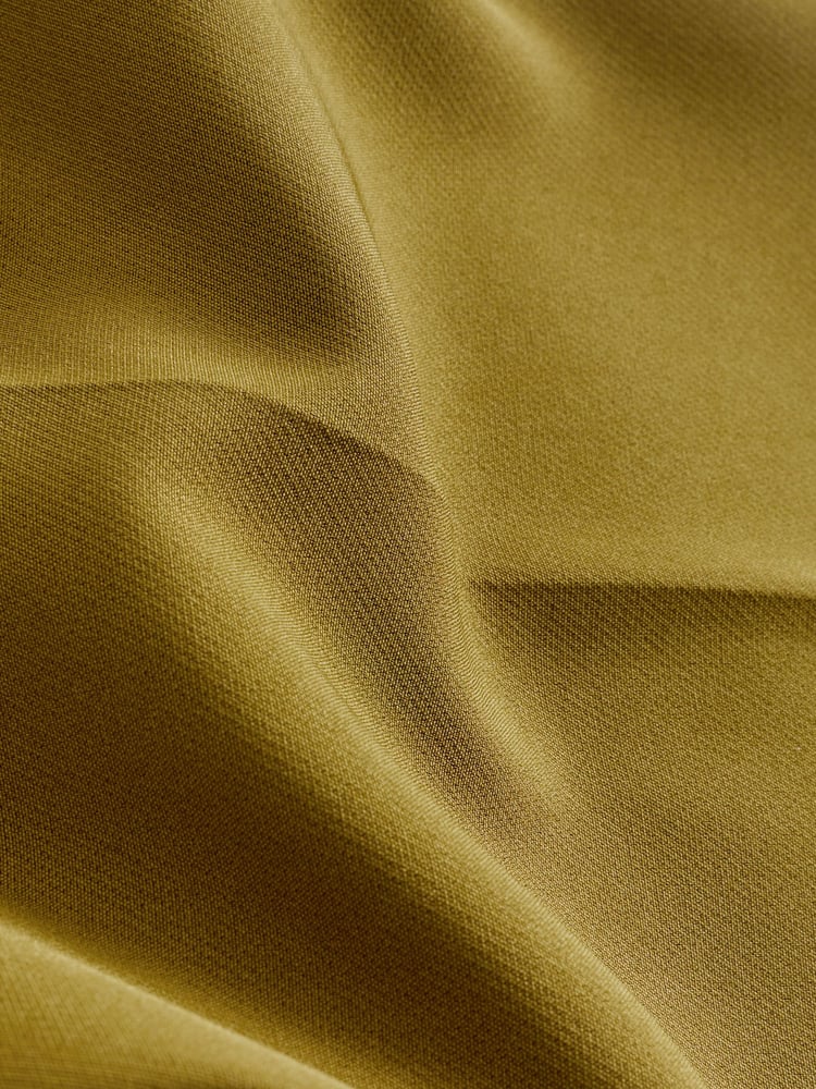 Olive Green Tailored Belted Taper Trousers - Image 7 of 7