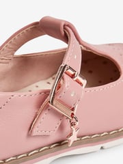 Pink Standard Fit (F) Star Charm T-Bar Shoes - Image 4 of 4