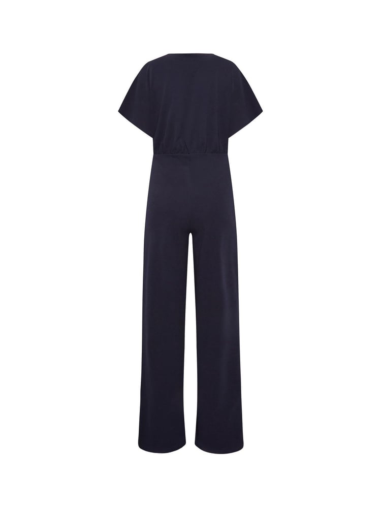 PixieGirl Petite Blue Wrap Front Jumpsuit - Image 6 of 6