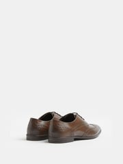 River Island Dark Brown Lace up Brogue Derby Shoes - Image 5 of 6