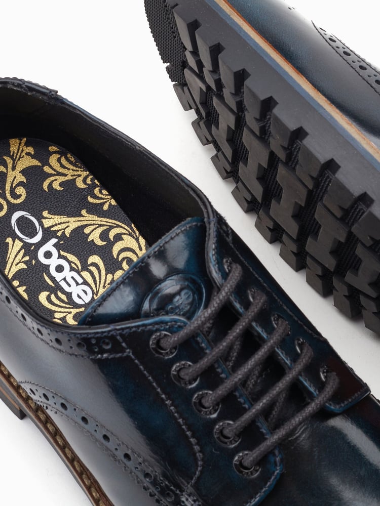 Base London Gibbs Lace Up Brogue Shoes - Image 6 of 6