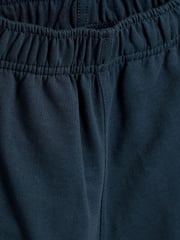 Navy Blue 100% Cotton Jersey School Shorts (3-16yrs) - Image 4 of 4