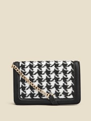 Sosandar Black Chain Detail Cross-Body Bag - Image 3 of 5