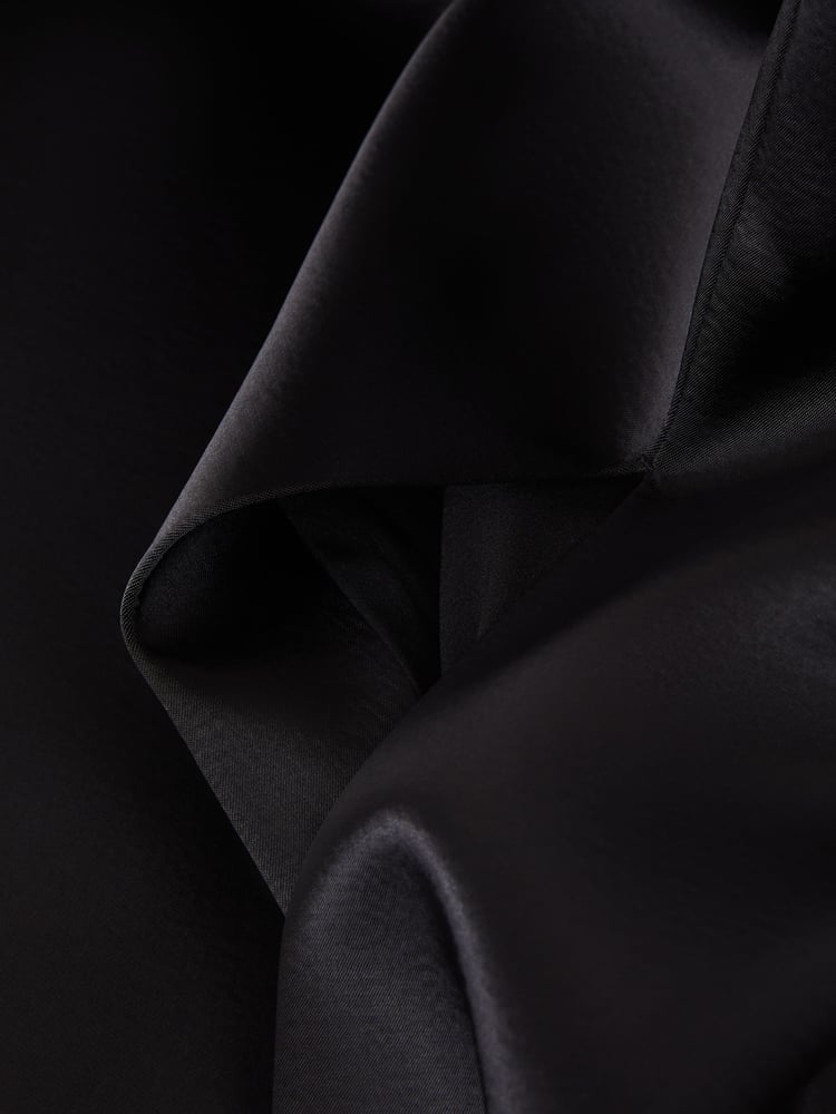 Rachel Gilbert Satin Fitted Midi Dress - Image 5 of 5