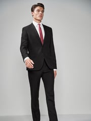 Black Skinny Fit Suit Trousers - Image 2 of 7