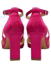 Lotus Pink Diamante Pointed-Toe Court Shoes - Image 3 of 4