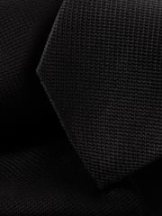 Charles Tyrwhitt Black Silk Stain Resist Slim Tie - Image 2 of 2