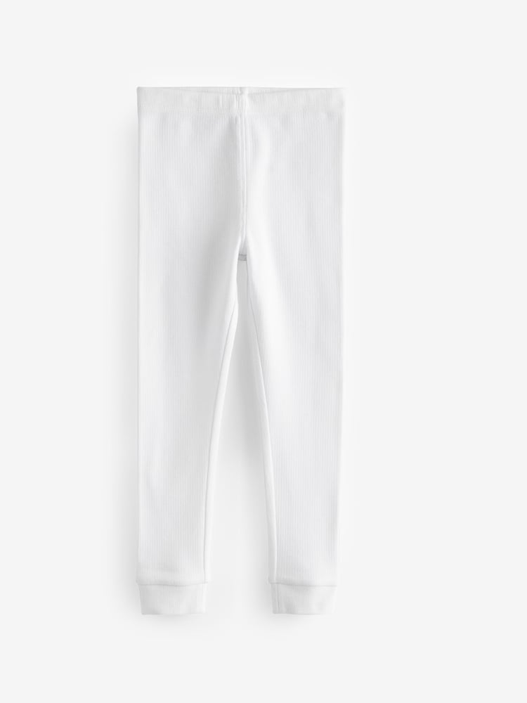 Pink/ White Thermal Leggings 2 Pack (2-16yrs) - Image 2 of 5