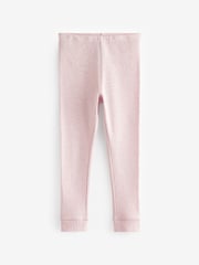 Pink/ White Thermal Leggings 2 Pack (2-16yrs) - Image 3 of 5