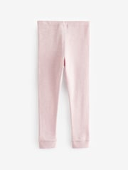 Pink/ White Thermal Leggings 2 Pack (2-16yrs) - Image 4 of 5