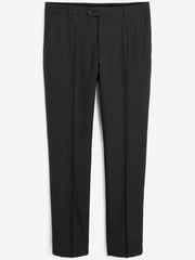 Charcoal Grey Tailored Fit Wool Mix Textured Suit Trousers - Image 5 of 6