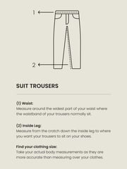 Charcoal Grey Tailored Fit Wool Mix Textured Suit Trousers - Image 6 of 6