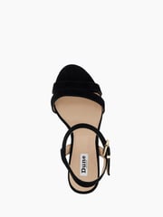 Dune London Dark Black Standard Fit Merisa 2 Part Block Heel Sandals - Image 4 of 5