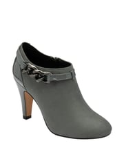 Lotus Grey Heeled Shoe Boots - Image 1 of 4