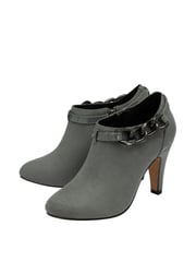Lotus Grey Heeled Shoe Boots - Image 2 of 4