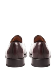 Jones Bootmaker Brown Cambridge Leather Polished Derby Shoes - Image 3 of 5