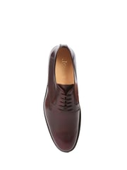 Jones Bootmaker Brown Cambridge Leather Polished Derby Shoes - Image 4 of 5
