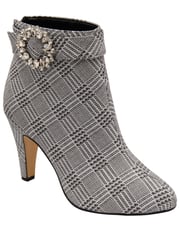 Lotus Silver Check-Print Shoe Boots - Image 1 of 4