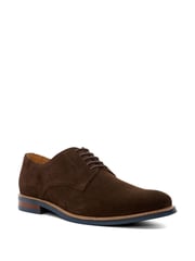 Dune London Brown Chrome Wide Fit Stanleyy Soft Leather Gibson Shoes - Image 4 of 7