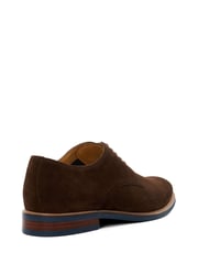 Dune London Brown Chrome Wide Fit Stanleyy Soft Leather Gibson Shoes - Image 5 of 7