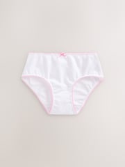 White Heart Lace Trim Briefs 10 Pack (1.5-16yrs) - Image 3 of 13
