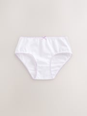 White Heart Lace Trim Briefs 10 Pack (1.5-16yrs) - Image 6 of 13