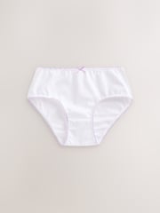White Heart Lace Trim Briefs 10 Pack (1.5-16yrs) - Image 7 of 13