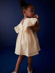 Gold Shimmer Party Dress (3mths-8yrs) - Image 3 of 8