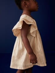 Gold Shimmer Party Dress (3mths-8yrs) - Image 4 of 8
