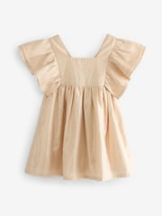 Gold Shimmer Party Dress (3mths-8yrs) - Image 5 of 8
