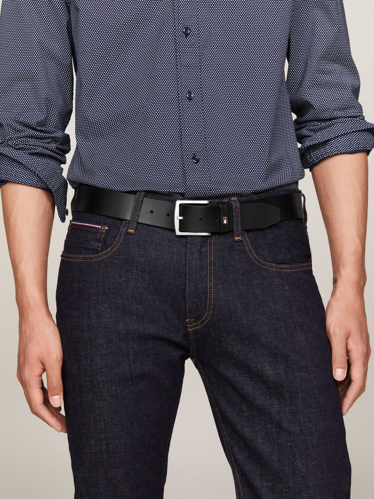 Tommy Hilfiger Black New Denton Belt - Image 1 of 7