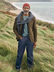 Seasalt Cornwall Green Mens Towen 100% Cotton Blazer - Image 2 of 6
