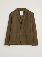 Seasalt Cornwall Green Mens Towen 100% Cotton Blazer - Image 5 of 6