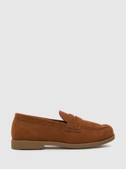 Schuh Junior Lightning Brown Loafers - Image 1 of 4