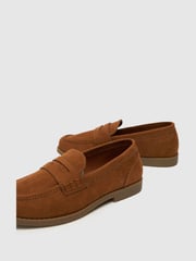 Schuh Junior Lightning Brown Loafers - Image 3 of 4