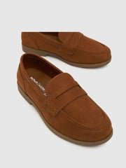 Schuh Junior Lightning Brown Loafers - Image 4 of 4
