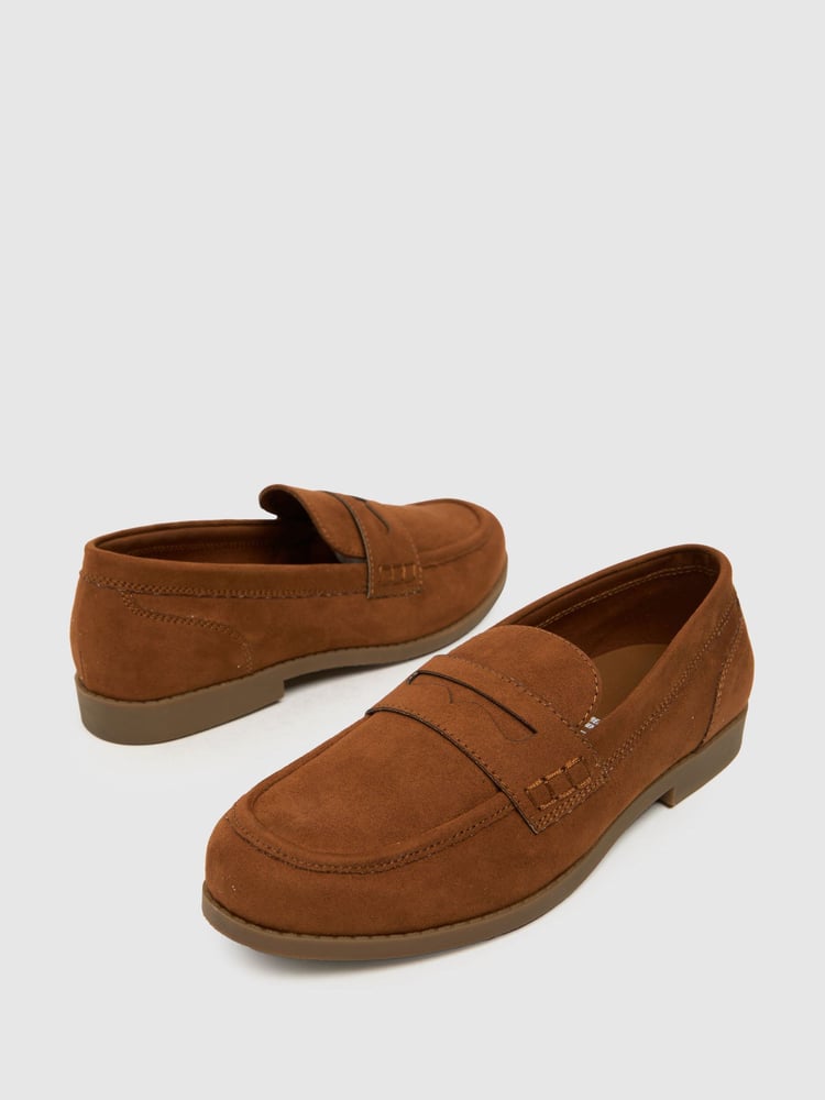 Schuh Lightning Brown Loafers - Image 4 of 4