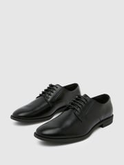 Schuh Wide Fit Malcolm Black Shoes - Image 4 of 4