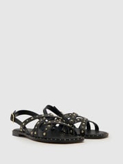 Schuh Thelma Studded Suede Sandals - Image 2 of 4